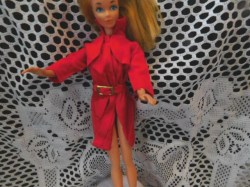 BARBIE RED FOR RAIN COAT 2